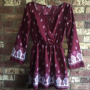Charlotte Russe Bell Sleeve Dress